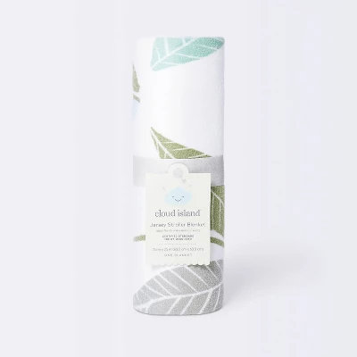 Brushed Jersey Stroller Blanket Blooms - Cloud Island™ Pink/Green 3 Brushed Jersey Stroller Blanket Blooms - Cloud Island™ Pink/Green - Image 3