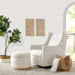 Babyletto Naka Storage Ottoman With Light Wood Base - Greenguard Gold Certified -Baby Trend Sales Store GUEST 7b678fff 566b 434b bcb8 031b224eee6e