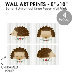 Big Dot Of Happiness Forest Hedgehogs - Unframed Woodland Nursery And Kids Room Linen Paper Wall Art - Set Of 4 - Artisms - 8 X 10 Inches 7 Big Dot Of Happiness Forest Hedgehogs - Unframed Woodland Nursery And Kids Room Linen Paper Wall Art - Set Of 4 - Artisms - 8 X 10 Inches -Baby Trend Sales Store GUEST 7d701923 8347 401e b1cc ab62426c020d