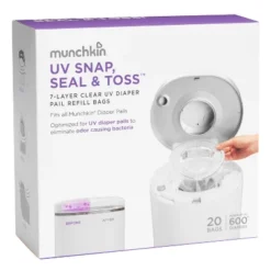 Munchkin UV Snap, Seal & Toss Diaper Pail Refill Bags - 20pk -Baby Trend Sales Store GUEST 7ea26b08 72b1 4bd3 9506 587a1517ca34