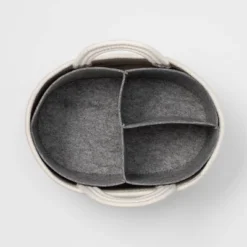 Coiled Rope Diaper Caddy With Dividers - Cloud Island™ Cream -Baby Trend Sales Store GUEST 7f5e960b d644 465e 8a6b 1a2091651e69