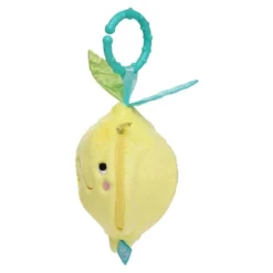 Manhattan Toy Mini-Apple Farm Lemon Baby Travel Toy With Rattle, Squeaker, Crinkle Fabric & Teether Clip-on Attachment -Baby Trend Sales Store GUEST 811ba8d9 f28a 47c4 9185 1afc740f7ed6