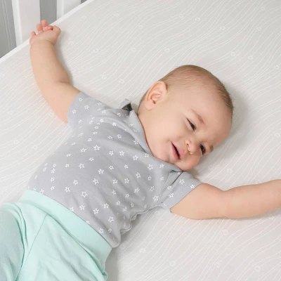 Contours Vibes 2-Stage Soothing Vibrations Crib Mattress And Toddler Mattress - White 10 Contours Vibes 2-Stage Soothing Vibrations Crib Mattress And Toddler Mattress - White - Image 10