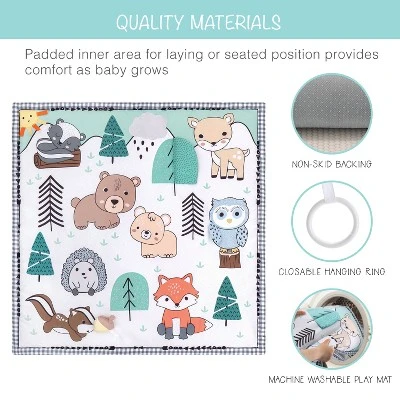 The Peanutshell Woodland 7-in-1 Activity Play Gym & Play Mat For Baby 5 The Peanutshell Woodland 7-in-1 Activity Play Gym & Play Mat For Baby - Image 5