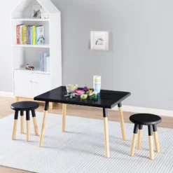 Kids' Dipped Table And Stool Set - ACEssentials