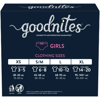 Goodnites Girls' Nighttime Bedwetting Underwear - (Select Size And Count) 6 Goodnites Girls' Nighttime Bedwetting Underwear - (Select Size And Count) - Image 6