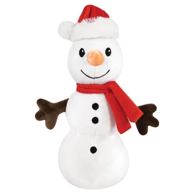 Hudson Baby Unisex Baby Plush Blanket With Toy, Rudolph And Snowman, One Size 3 Hudson Baby Unisex Baby Plush Blanket With Toy, Rudolph And Snowman, One Size - Image 3