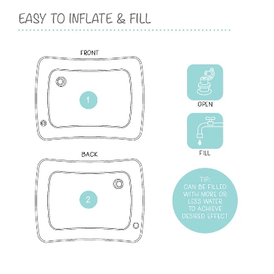 The Peanutshell Sea Life Tummy Time Water Play Mat, Inflatable Sensory Development Toy 4 The Peanutshell Sea Life Tummy Time Water Play Mat, Inflatable Sensory Development Toy - Image 4