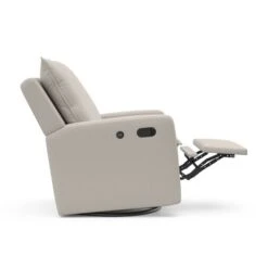 Storkcraft Timeless Side Lever Reclining Glider With USB Charging Port - Ivory -Baby Trend Sales Store GUEST 95e408e9 1cce 4de0 87ad 8df7cfb17efa