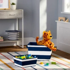 Canvas Striped Kids' Bin - Pillowfort™ -Baby Trend Sales Store GUEST 9ba29a83 4581 4cac b050 57fae470da95