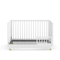 Room & Joy Rory Toddler Rail With Spindles - White