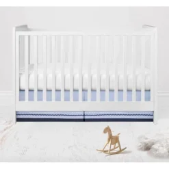 Bacati - Little Sailor Anchor Boat Blue Navy 3 Pc Crib Bedding Set -Baby Trend Sales Store GUEST 9c0475f4 29b5 4e2d 931f 9591c99e18c4