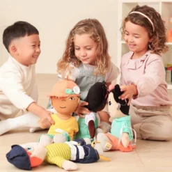 Miniland Fastening Learn To Dress 15" Doll - Female With Two Pink Bows -Baby Trend Sales Store GUEST 9c67f1c7 564c 45f1 96d3 c1d1f9607788