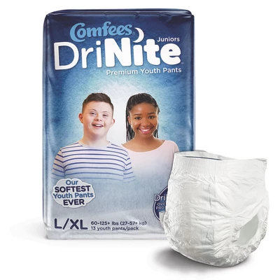 Comfees DriNite Juniors Youth Absorbent Underwear Large / X-Large 5 Comfees DriNite Juniors Youth Absorbent Underwear Large / X-Large - Image 5