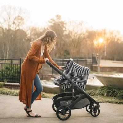 Milk Snob Nursing Cover/Baby Car Seat Canopy - Modern Stripe 1 Milk Snob Nursing Cover/Baby Car Seat Canopy - Modern Stripe