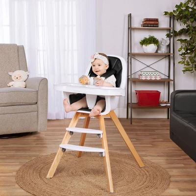Evolur Zoodle 2 In 1 Baby High Chair, Easy To Clean, Removable Tray, Compact And Portable Convertible High Chair For Babies And Toddlers 11 Evolur Zoodle 2 In 1 Baby High Chair, Easy To Clean, Removable Tray, Compact And Portable Convertible High Chair For Babies And Toddlers - Image 11