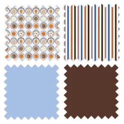 Bacati - Mod Sports Blue Orange Chocolate 11 Pc Crib Bedding Set With Long Rail Guard Cover -Baby Trend Sales Store GUEST a3e479f6 4f38 40fb a58a 212e852d5f65