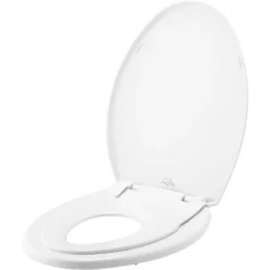 Mayfair By Bemis Little2Big Never Loosens Elongated Plastic Children's Potty Training Toilet Seat With Slow Close Hinge - White -Baby Trend Sales Store GUEST a48d6c88 a605 4b84 ae8c db265ca00950