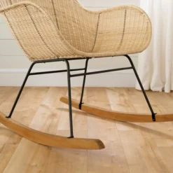 South Shore Balka Rocking Accent Chair - Rattan -Baby Trend Sales Store GUEST a4f55541 afa8 48a9 9d42 a1eb825db571