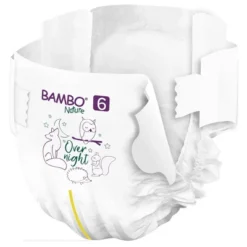 Bambo Nature Baby Baby Diaper Size 6 Over 35 Lbs. 1000021012, 40 Ct