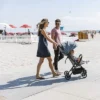 Inglesina Quid Baby Stroller - Ultra-Compact & Folding, Large Canopy, Travel-Friendly Fits In Airplane Overhead - Age 3 Months To 50 Lbs, College Navy