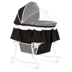 Dream On Me Lacy Portable 2-in-1 Bassinet, Black -Baby Trend Sales Store GUEST aef081cb 834c 4c17 a414 47b22e80c529