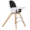 Evolur Zoodle 2 In 1 Baby High Chair, Easy To Clean, Removable Tray, Compact And Portable Convertible High Chair For Babies And Toddlers