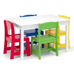 Delta Children MySize Kids' Table With 4 Chairs - Greenguard Gold Certified -Baby Trend Sales Store GUEST af3c406d f928 47c5 8349 acff159f4096