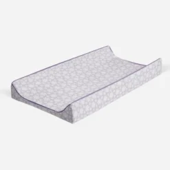 Bacati - Floral Quilted Muslin Changing Pad Cover Lilac -Baby Trend Sales Store GUEST b139f134 d96b 4cde a477 fb49928b4dfd