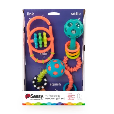 Sassy Toys My First Rattles Newborn Gift Set - 3ct 3 Sassy Toys My First Rattles Newborn Gift Set - 3ct - Image 3