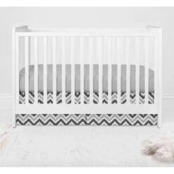 Bacati - Ikat Chevron White Grey Neutral 3 Pc Crib Set -Baby Trend Sales Store GUEST b78e42f5 33e1 4ed7 96cf e2ecb5c1ee67