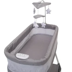 Simmons Kids' Shooting Star Rocking Bassinet With Airflow Mesh - Platinum -Baby Trend Sales Store GUEST b83c3a53 b649 4c5f 9317 bf74758a427c