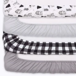 The Peanutshell Woodland Walk Crib Bedding Set, 4pc To 8pc, Grey Animal -Baby Trend Sales Store GUEST ba9f9aaf a752 4842 8890 79c56d7dafa5
