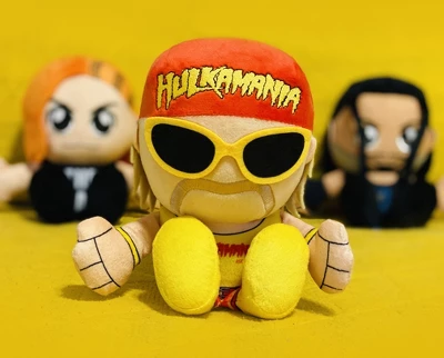 Bleacher Creatures WWE Hulk Hogan 8" Kuricha Sitting Plush 5 Bleacher Creatures WWE Hulk Hogan 8" Kuricha Sitting Plush - Image 5