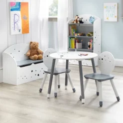 3pc Talori Kids' Table And Chair Set Gray/White - Buylateral -Baby Trend Sales Store GUEST bc1e69d4 876d 480a b7b3 0dd41a244534