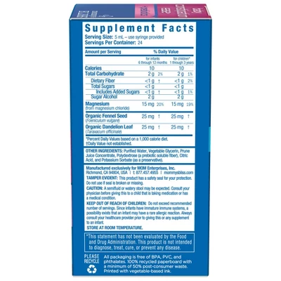 Mommy’s Bliss Mommy's Bliss Baby Constipation Ease + Prebiotics - 4oz (24 Servings) 5 Mommy’s Bliss Mommy's Bliss Baby Constipation Ease + Prebiotics - 4oz (24 Servings) - Image 5