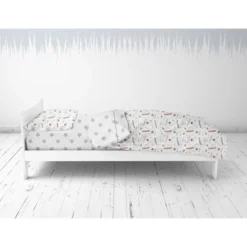 Bacati - Football Brown/Gray Muslin 4 Pc Toddler Bedding Set -Baby Trend Sales Store GUEST bcfdb59b d0fc 4598 aaa5 edb68f3781d1