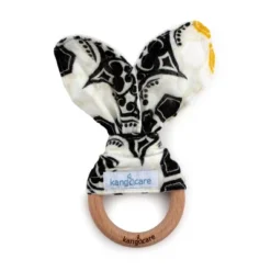 Kanga Care Baby Muslin Crinkle Bunny Ear Wood Teething Ring -Baby Trend Sales Store GUEST bea22c35 5610 449b 88db 2900eafb6f1f