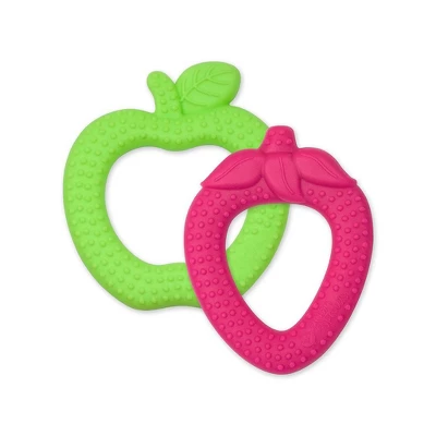 Green Sprouts Silicone Fruit Teether (4 Pack) 2 Green Sprouts Silicone Fruit Teether (4 Pack) - Image 2