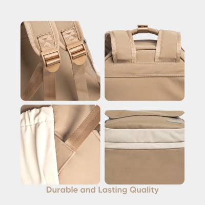 KeaBabies Diaper Bag Backpack Comes With Portable Changing Pad, Baby Bag For Mom, Baby Travel Essential (Latte) 6 KeaBabies Diaper Bag Backpack Comes With Portable Changing Pad, Baby Bag For Mom, Baby Travel Essential (Latte) - Image 6