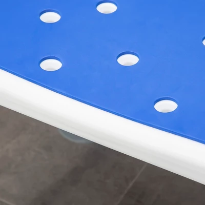 HOMCOM EVA Padded Shower Chair With Arms And Back, Bath Seat With Adjustable Height, Anti-slip Shower Bench For Seniors, Disabled, Tool-Free Assembly 5 HOMCOM EVA Padded Shower Chair With Arms And Back, Bath Seat With Adjustable Height, Anti-slip Shower Bench For Seniors, Disabled, Tool-Free Assembly - Image 5