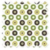 Bacati - Mod Dots/Strps Green Stripes Crib Or Toddler Bed Skirt