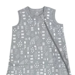 Honest Baby Organic Cotton Interlock Wearable Blanket - Pattern Play Heather