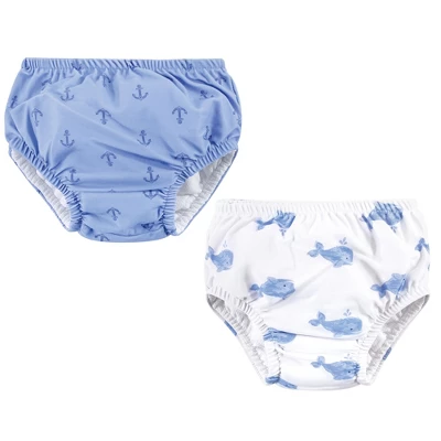 Hudson Baby Infant And Toddler Boy Swim Diapers, Blue Whale Navy Anchor 4 Hudson Baby Infant And Toddler Boy Swim Diapers, Blue Whale Navy Anchor - Image 4