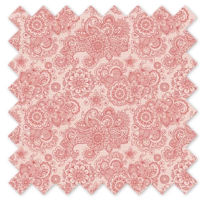 Bacati - Sophia Paisley Coral Scroll Crib/Toddler Bed Skirt 1 Bacati - Sophia Paisley Coral Scroll Crib/Toddler Bed Skirt