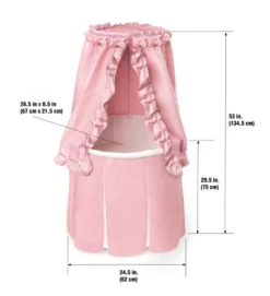 Badger Basket Empress Round Baby Bassinet With Canopy -Baby Trend Sales Store GUEST d06fcbb6 3d8d 4ef6 acfd cf3cdb8b12e9