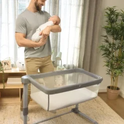 SwaddleMe Beginnings Bassinet Select - Compact Fold Multi-Position Baby Bassinet With Air Flow Mattress - Gray Tweed 11 SwaddleMe Beginnings Bassinet Select - Compact Fold Multi-Position Baby Bassinet With Air Flow Mattress - Gray Tweed -Baby Trend Sales Store GUEST d16dddc1 289c 47f4 ab97 1236f84ebaf0