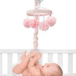 Lambs & Ivy Signature Botanical Baby Pink Floral Musical Baby Crib Mobile -Baby Trend Sales Store GUEST d2d4416d d264 4537 863b 9abe448ce257