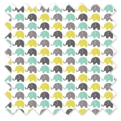 Bacati - Elephants Mint/Yellow/Gray 3 Pc Crib Bedding Set -Baby Trend Sales Store GUEST d4535226 e800 4739 a94d bc29f1856597