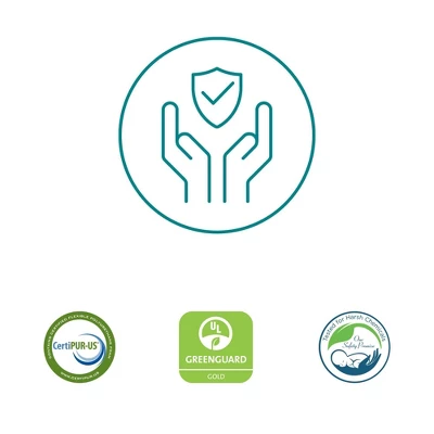 Contours Vibes 2-Stage Soothing Vibrations Crib Mattress And Toddler Mattress - White 9 Contours Vibes 2-Stage Soothing Vibrations Crib Mattress And Toddler Mattress - White - Image 9